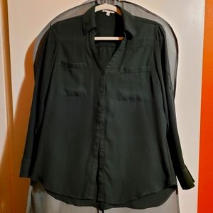 Hunter Green Portofino button up